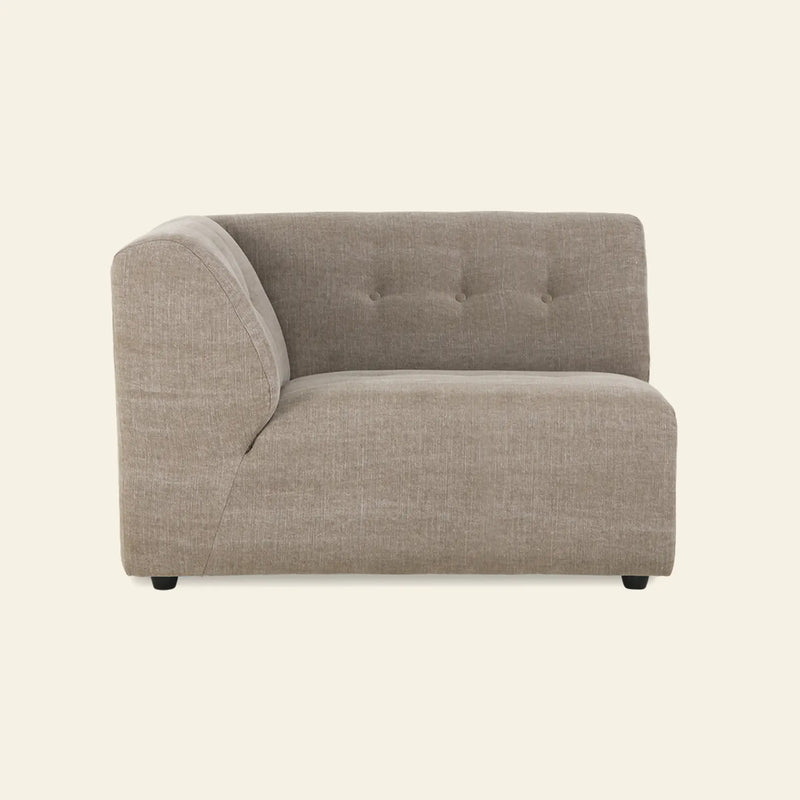 HKLIVING Vint Couch, Left, 1.5-Seat