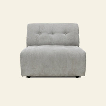 Hkliving Vint Couch Middle Corduroy Rib Cream