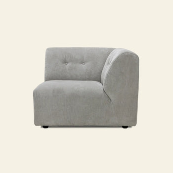 Hkliving Vint Couch Right Corduroy Rib Cream