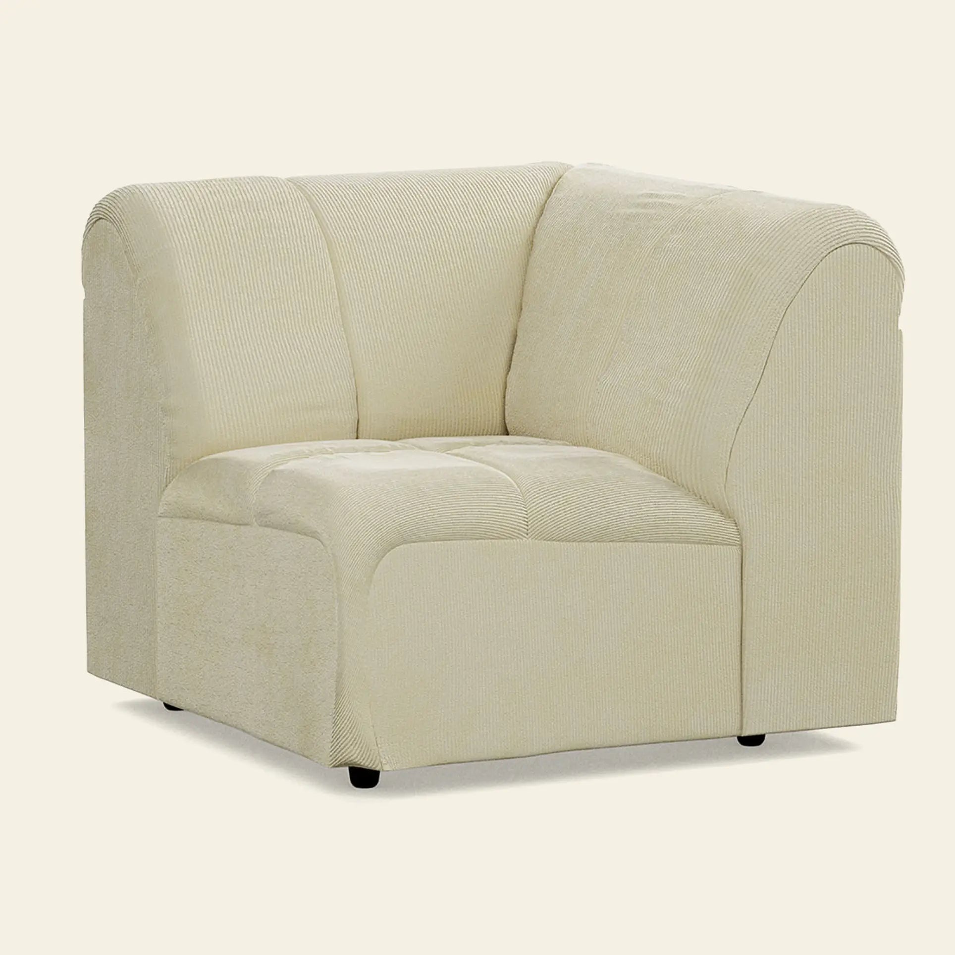 Hkliving Wave Couch Corner Corduroy Rib Hay