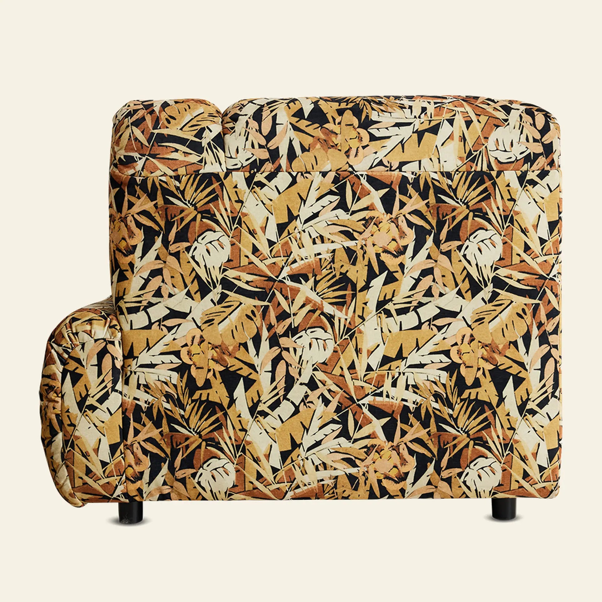 HKliving Wave Couch Right High Arm Printed Hollywood 3