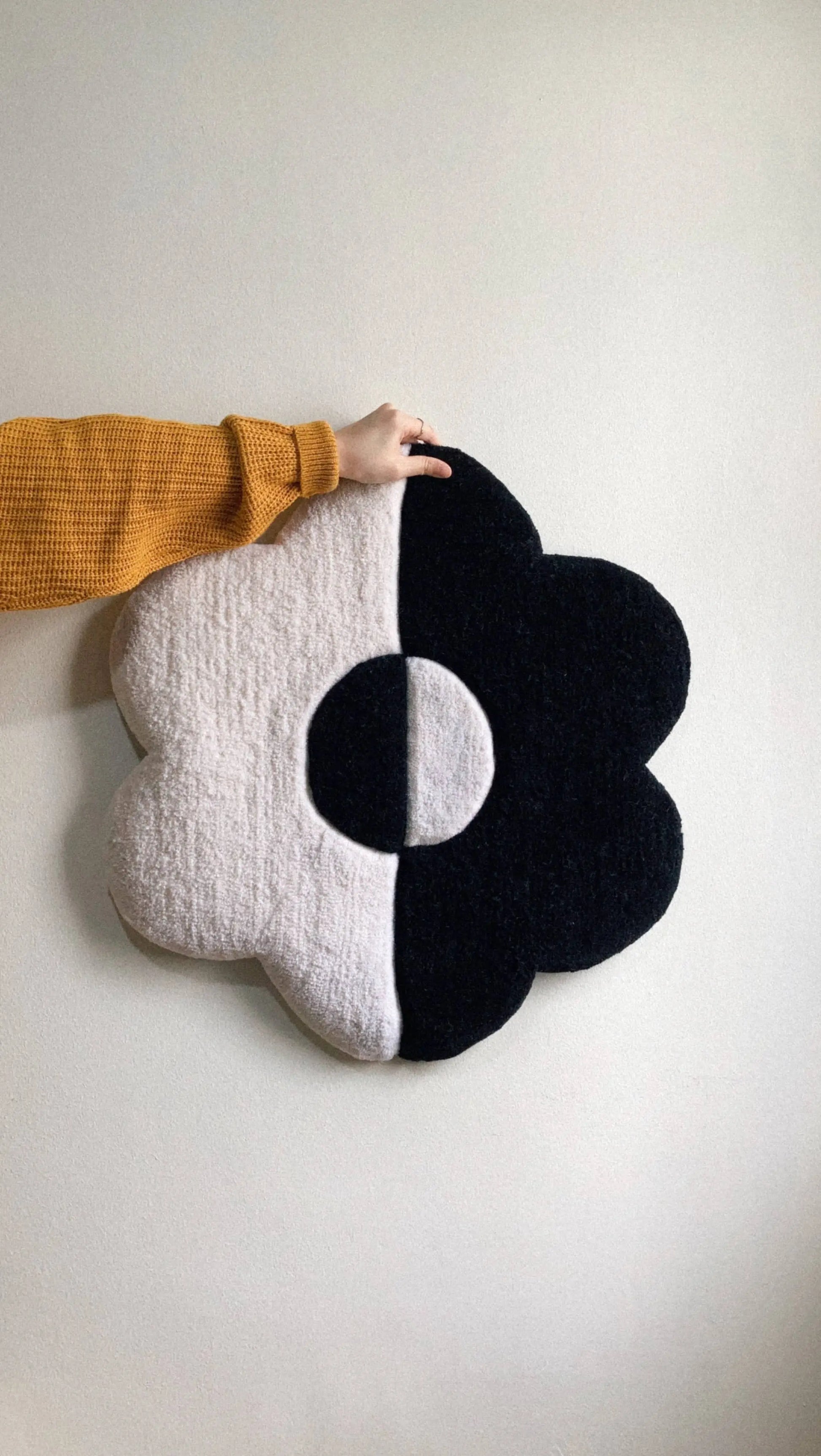 Habichl Tufted Flower Floor Rugs Panda