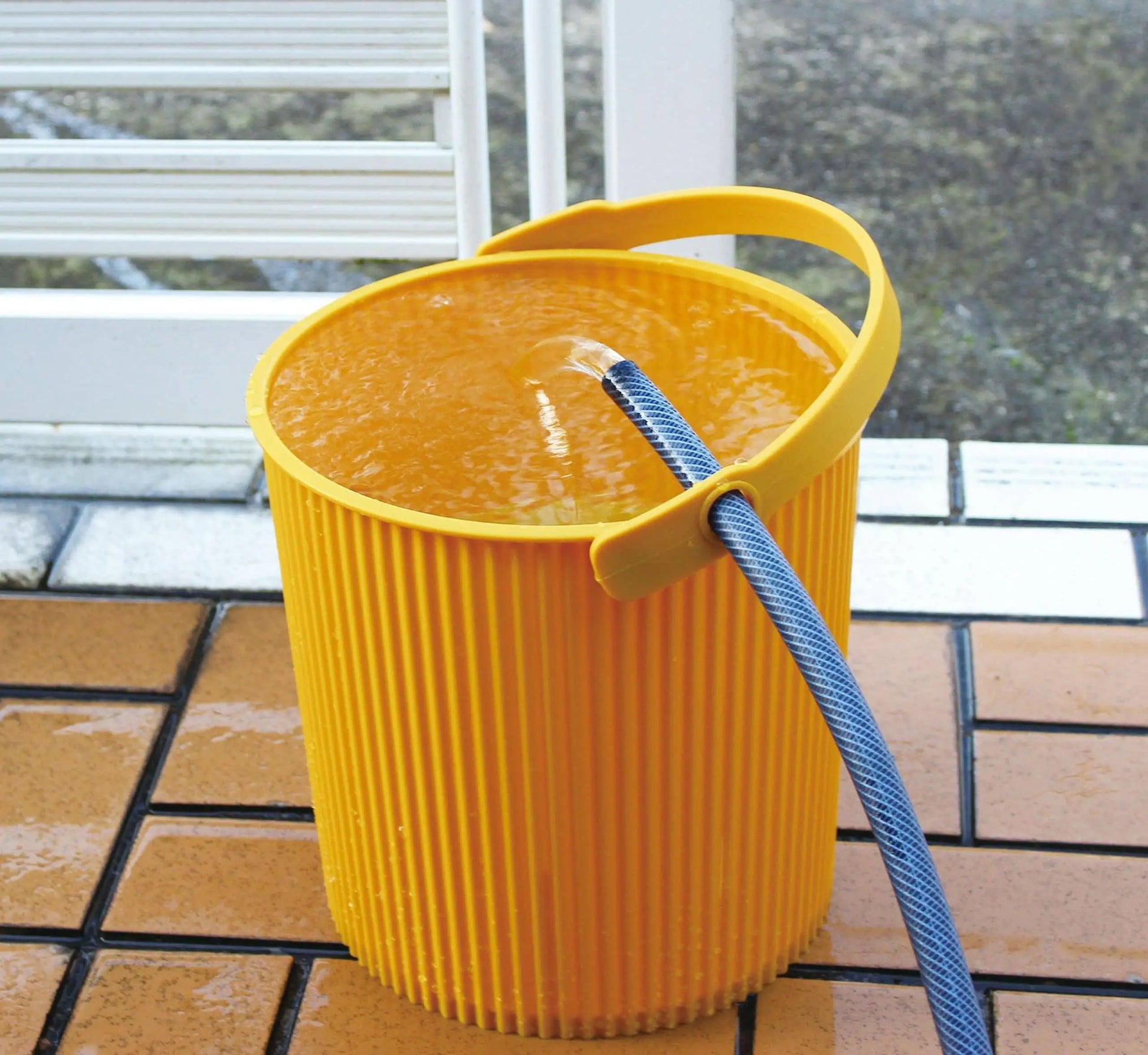 Hachiman Omnioutil Storage Bucket L Mustard