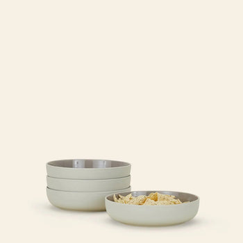 Hawkins New York Essential Low Bowl Set Of 4 Light Grey