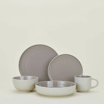 Hawkins New York Essential Low Bowl Set Of 4 Light Grey