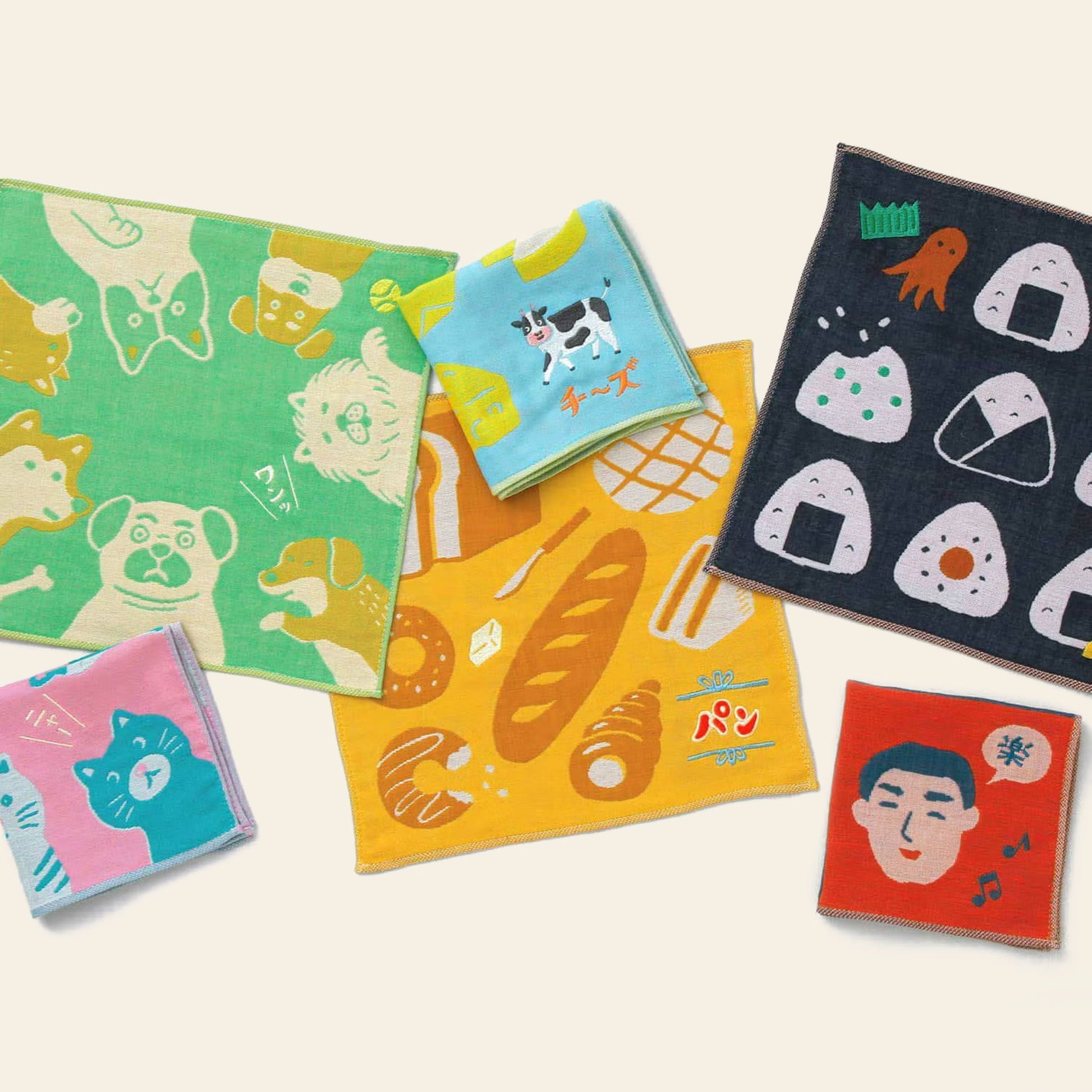 Hightide New Retro Gauze Handkerchief Cheese