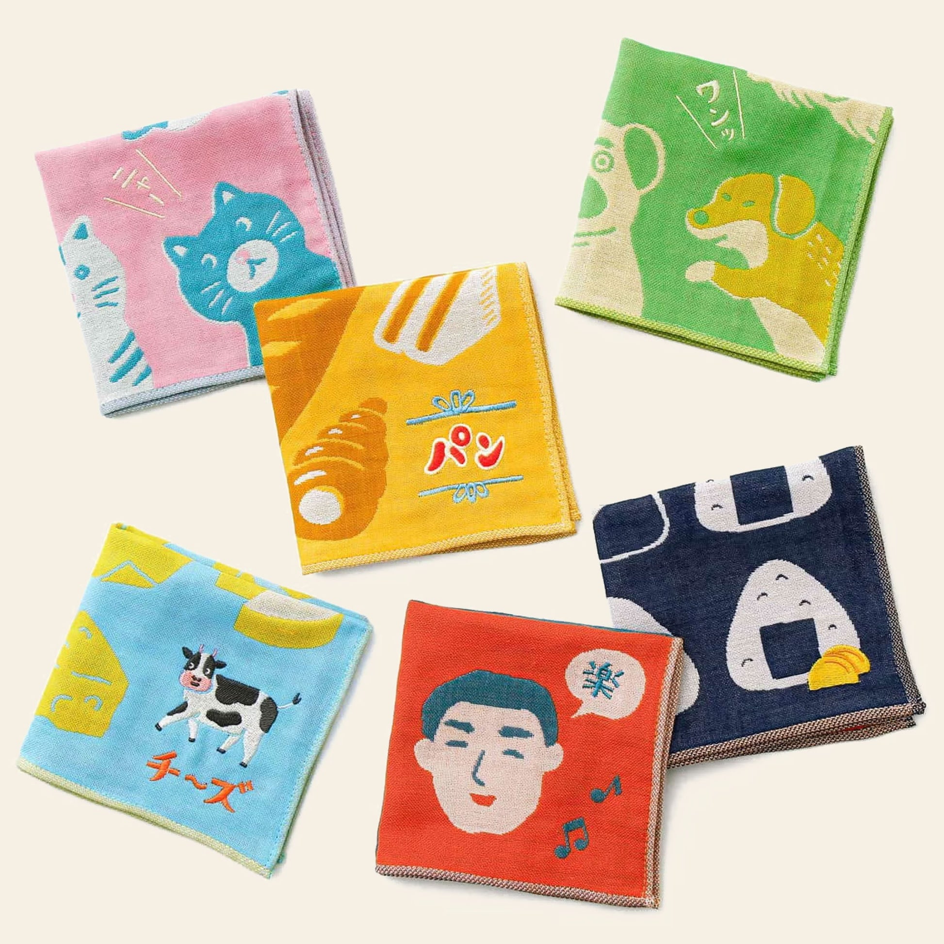 Hightide New Retro Gauze Handkerchief Cheese