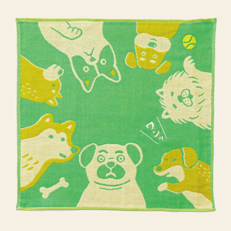 Hightide New Retro Gauze Handkerchief - Dog