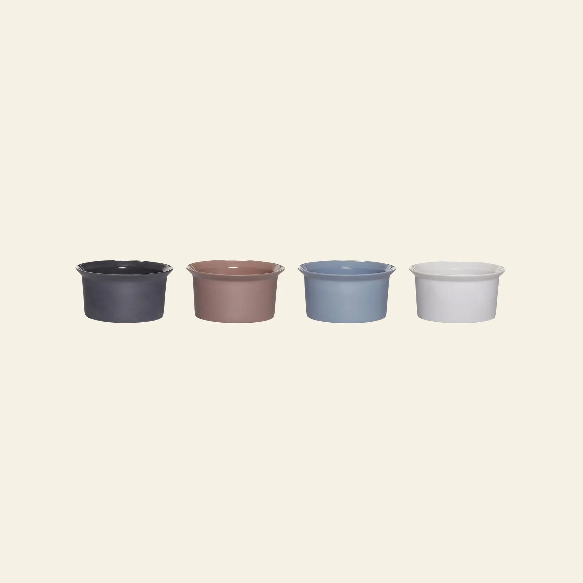 Hubsch Glacier Bowls Set of 4 Multicolour 1