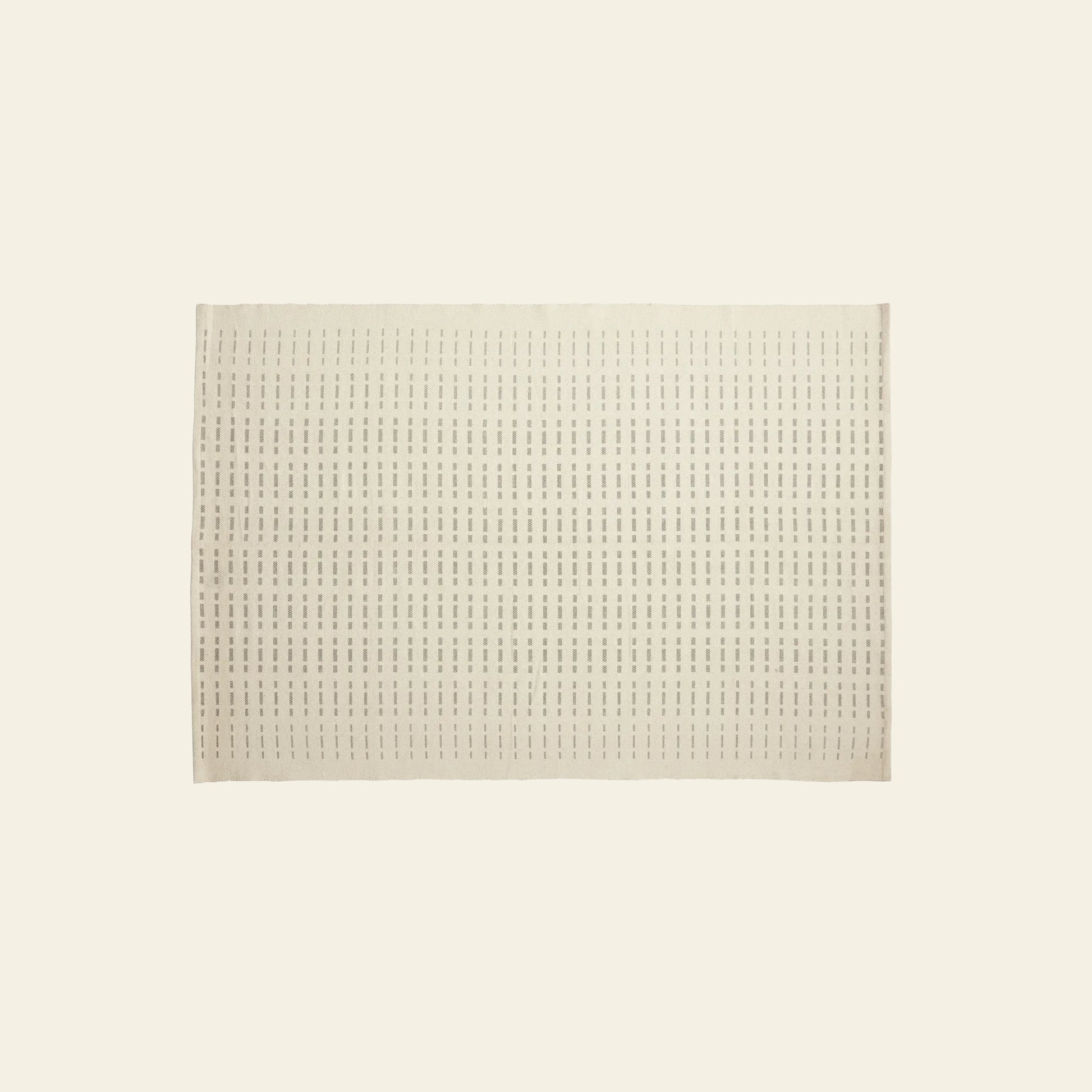 Hubsch Pin Rug Beige Grey 1