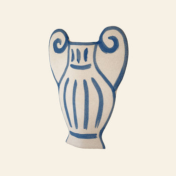 INI CERAMIQUE Krater N_1 Ceramic Vase Blue