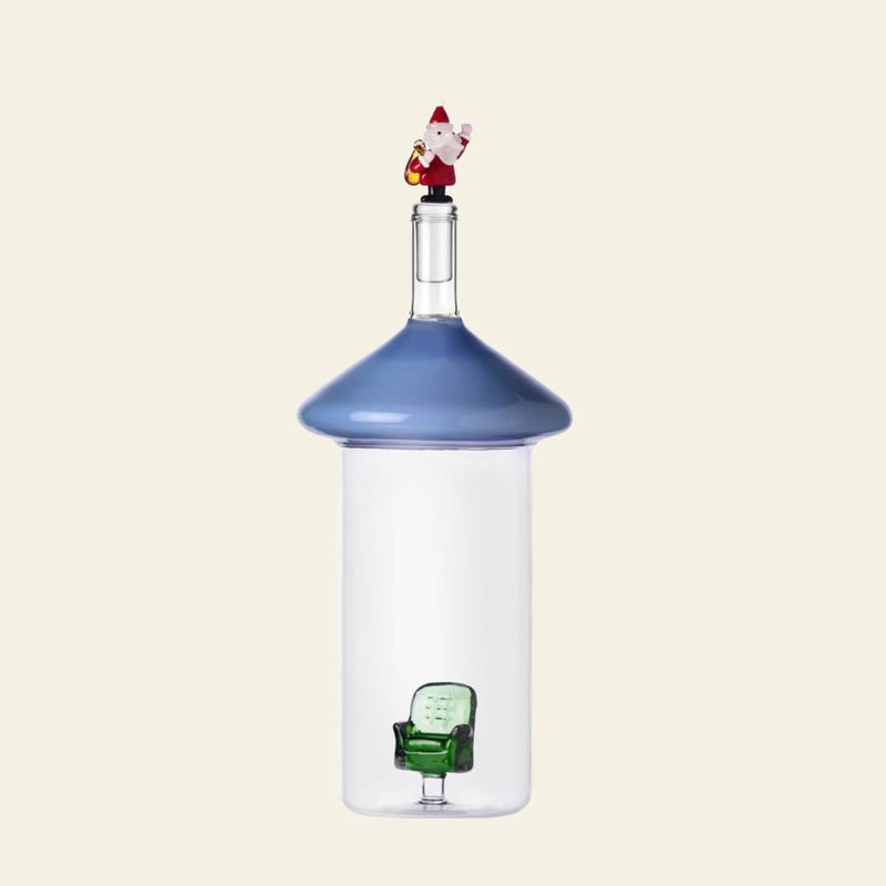 Ichendorf Milano Christmas Tales Bottle - Santa Claus & Sofa