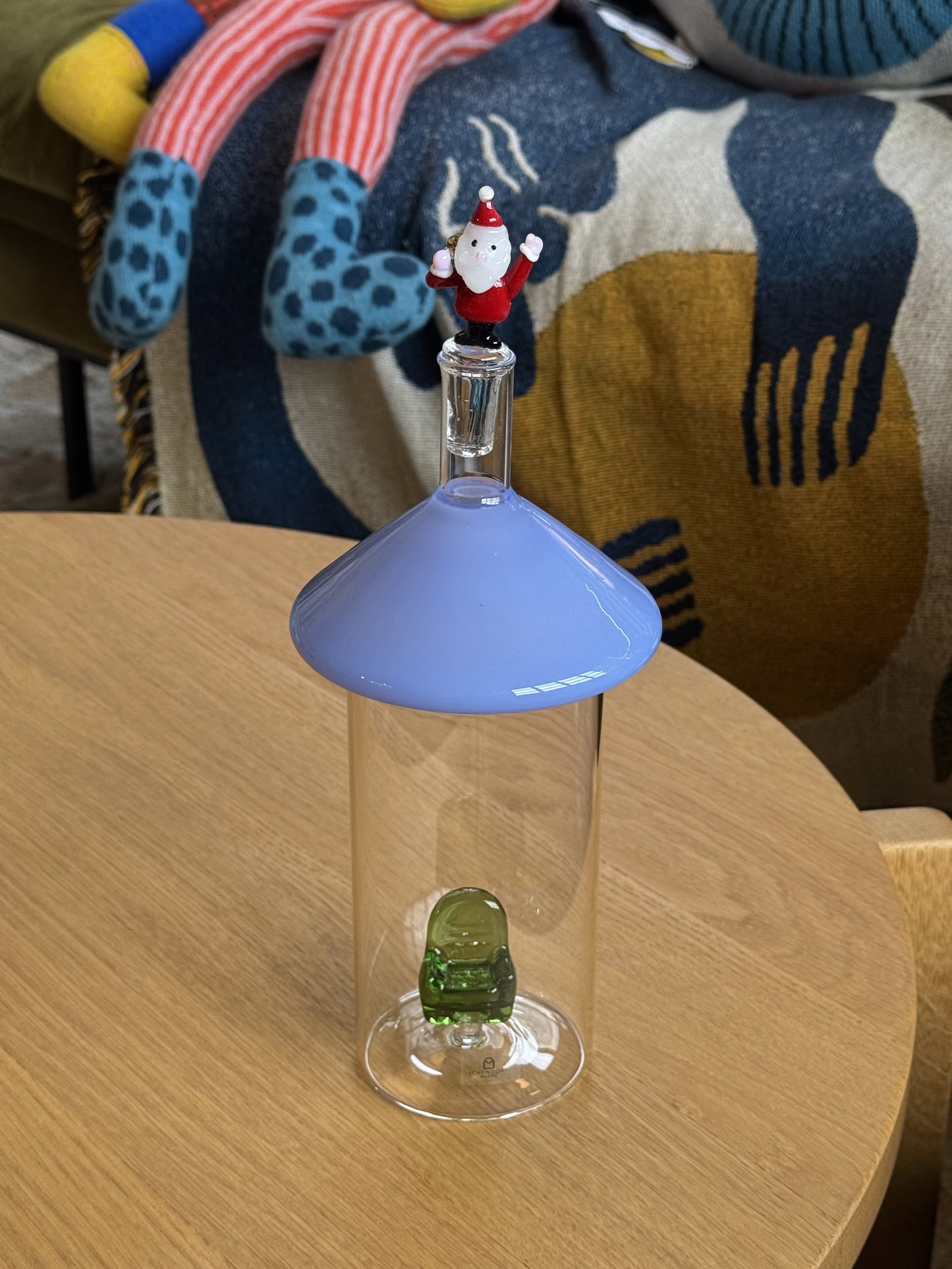 Ichendorf Milano Christmas Tales Bottle - Santa Claus & Sofa