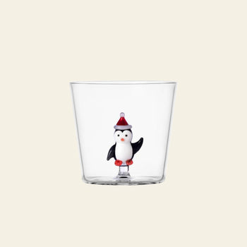 Ichendorf Milano Christmas Tales Tumbler V2 Penguin with Christmas Hat