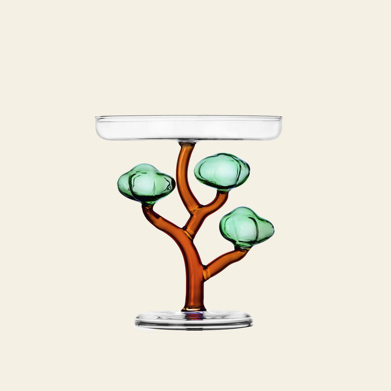 Ichendorf Milano Savannah Footed Plate - Baobab