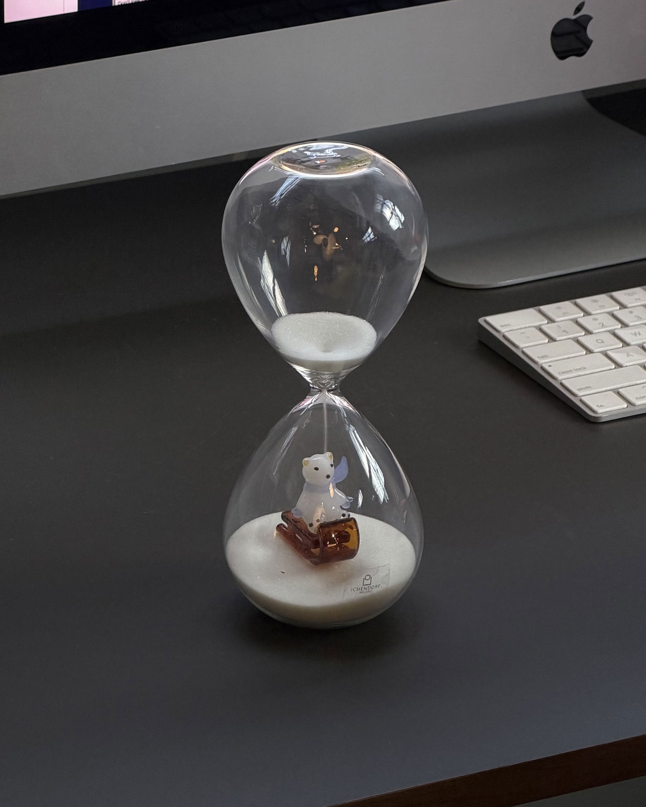 Ichendorf Milano Snow Games Hourglass - Bear and Bobsleigh