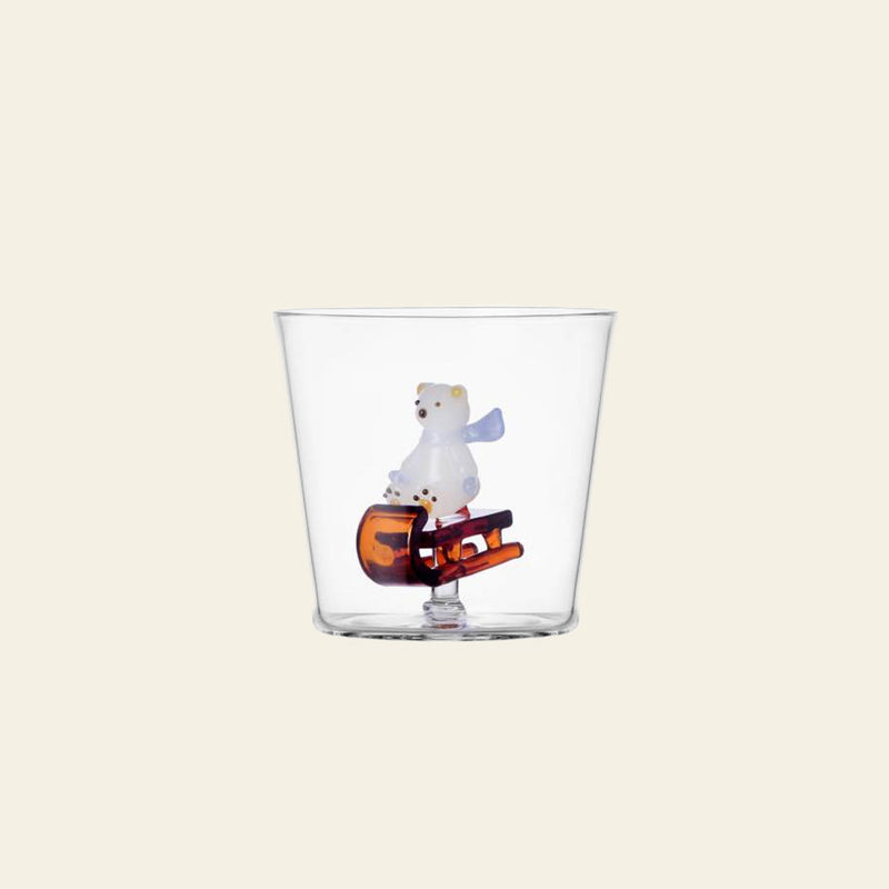 Ichendorf Milano Snow Games Tumbler - Bear and Bobsleigh
