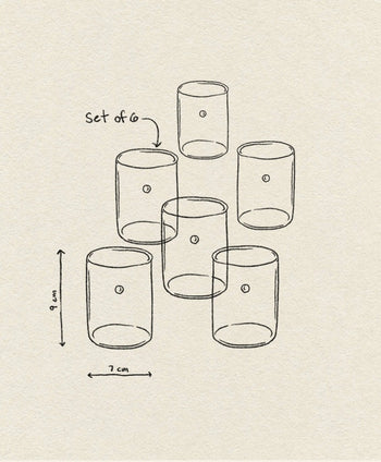 Ichendorf Milano Soleils Tumbler Set Of 6 Multicolour