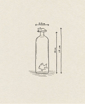 Ichendorf – Pichet Carafe Chat Avec Boule De Noël – Édition Spéciale Noël – Verre Borosilicate 1L – Design Artistique