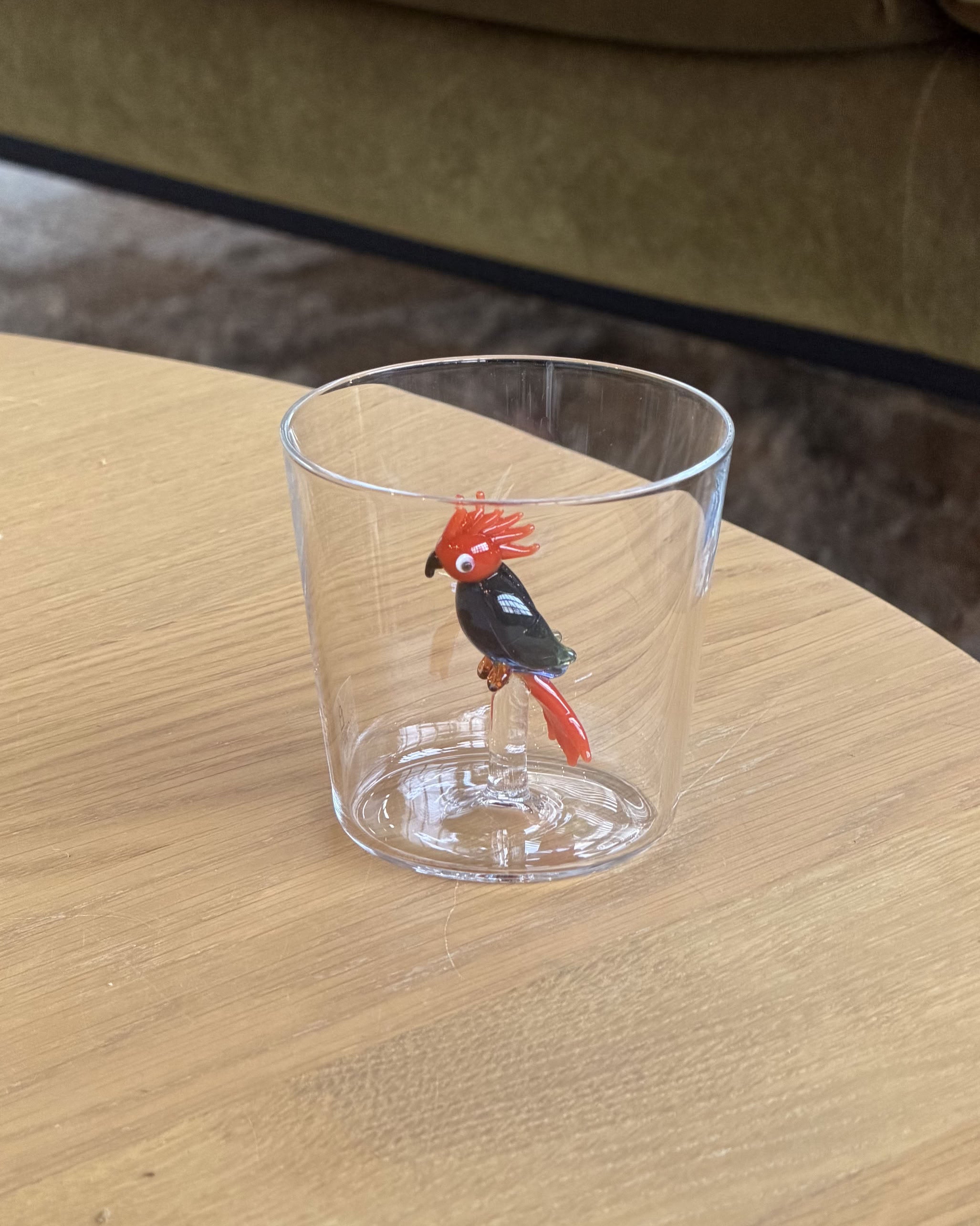 Ichendorf Milano Talking Trees Tumbler - Red/Blue Cockatoo
