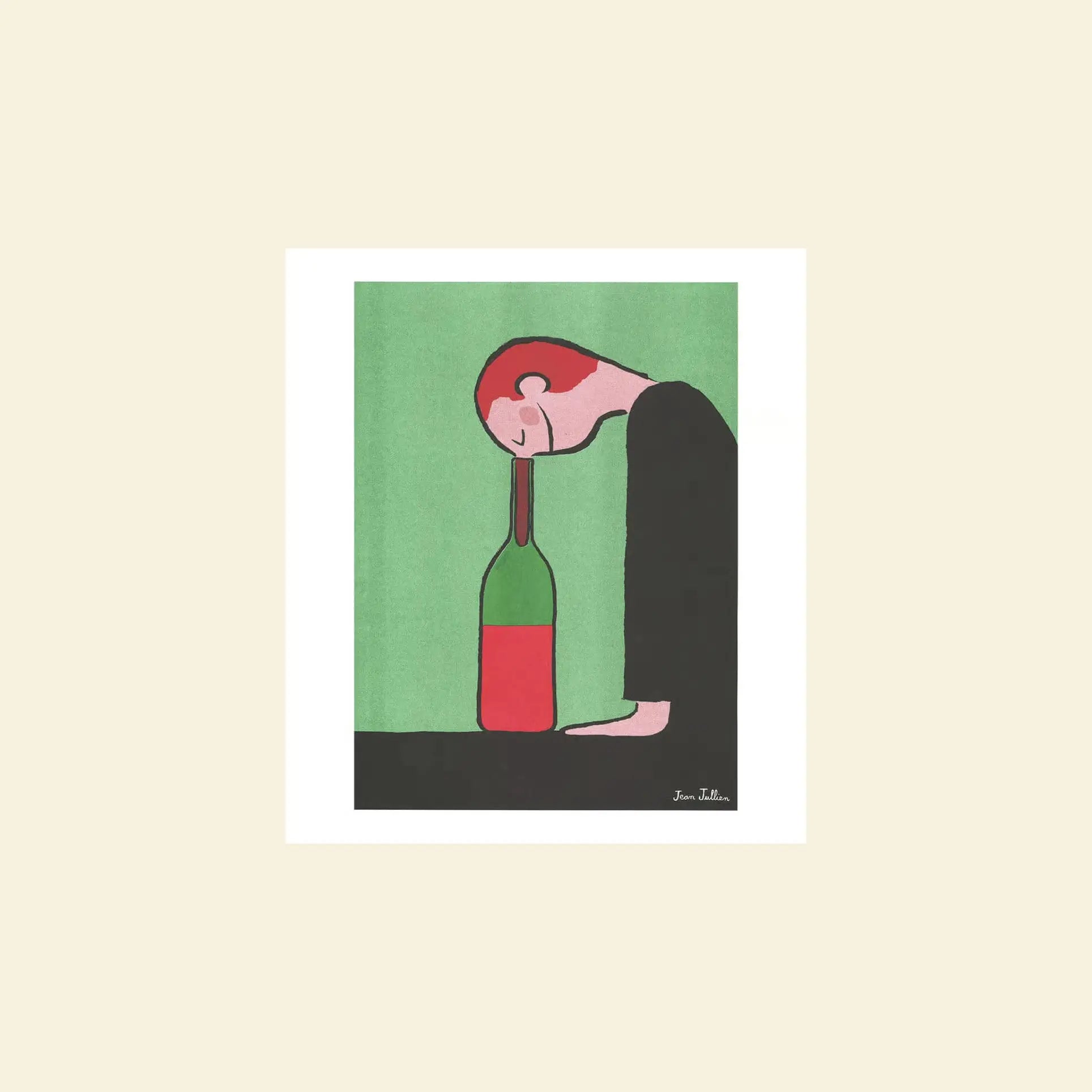 KIBLIND Atelier Jean Jullien Bouteille Poster 1