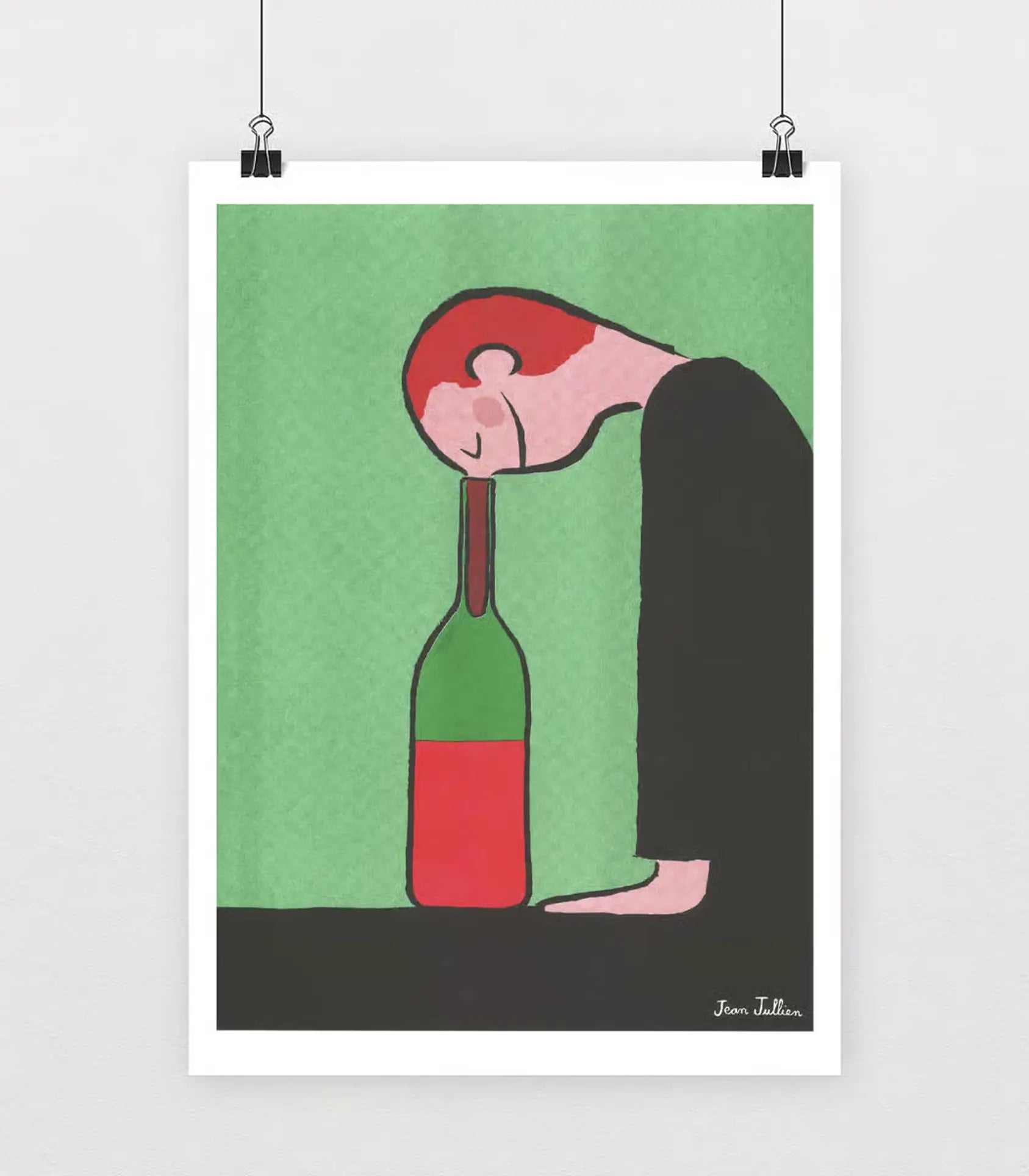 KIBLIND Atelier Jean Jullien Bouteille Poster 2