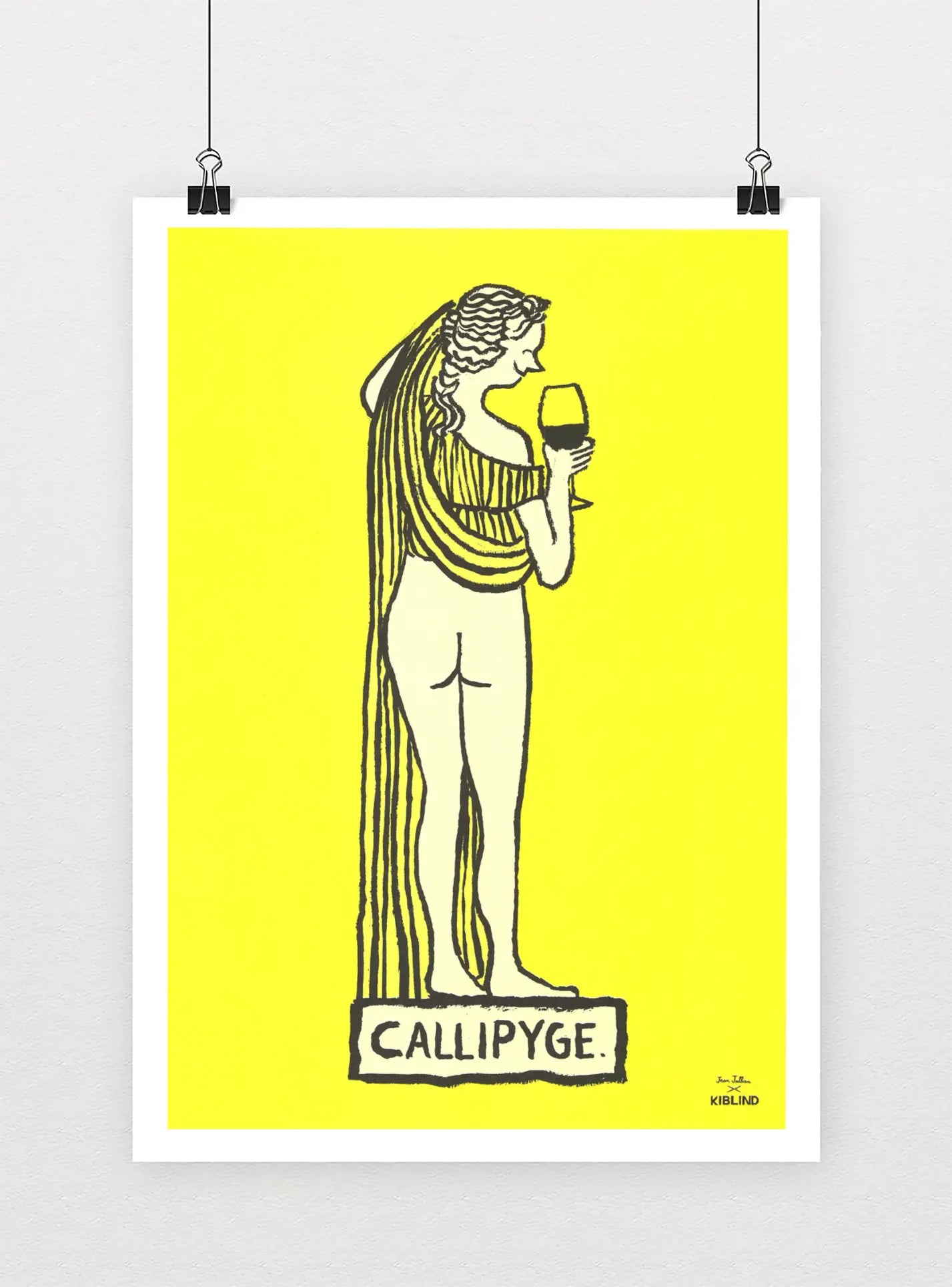 KIBLIND Atelier Jean Jullien Callipyge Poster