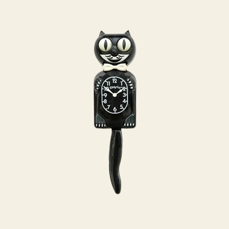 Kit-Cat Klock Kitty-Cat Klock - Classic Black