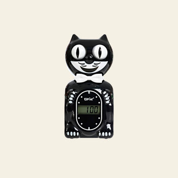 Kit-Cat Klock Solar Kit-Cat Digital Alarm Klock Classic Black
