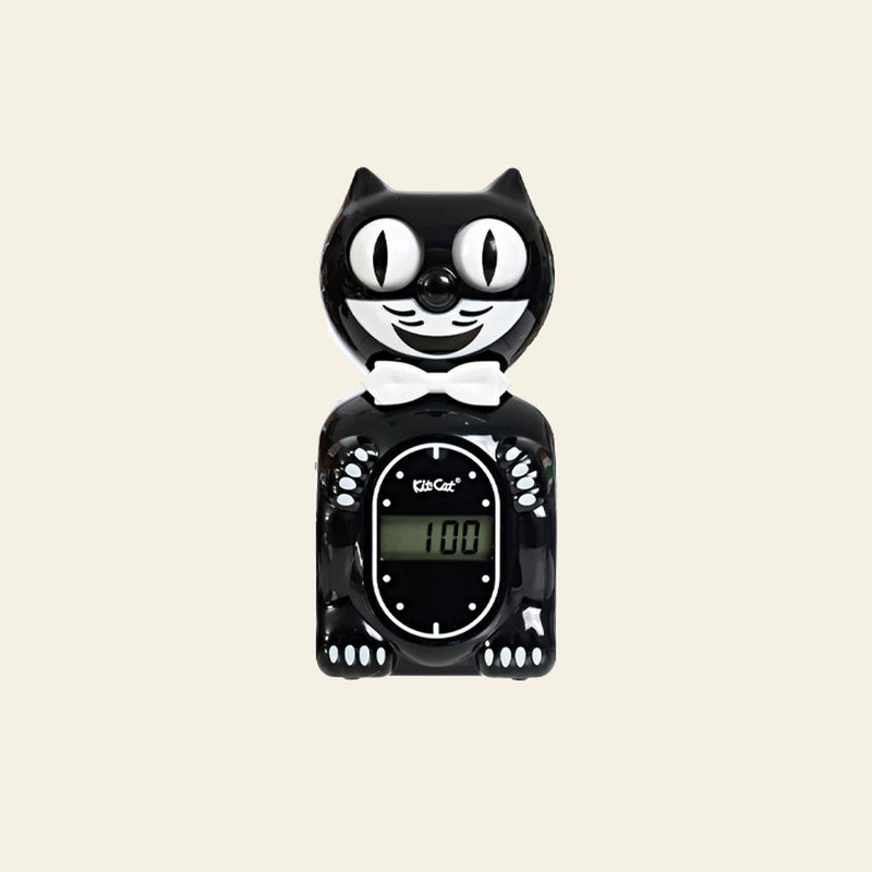 Kit-Cat Klock Solar Kit-Cat Digital Alarm Klock - Classic Black