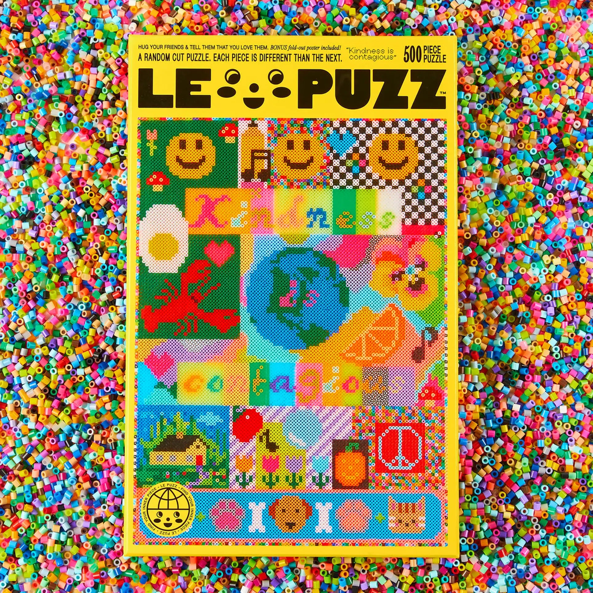 Le Puzz Kindness is Contagious 500 Piece Puzzle Multicolour 4