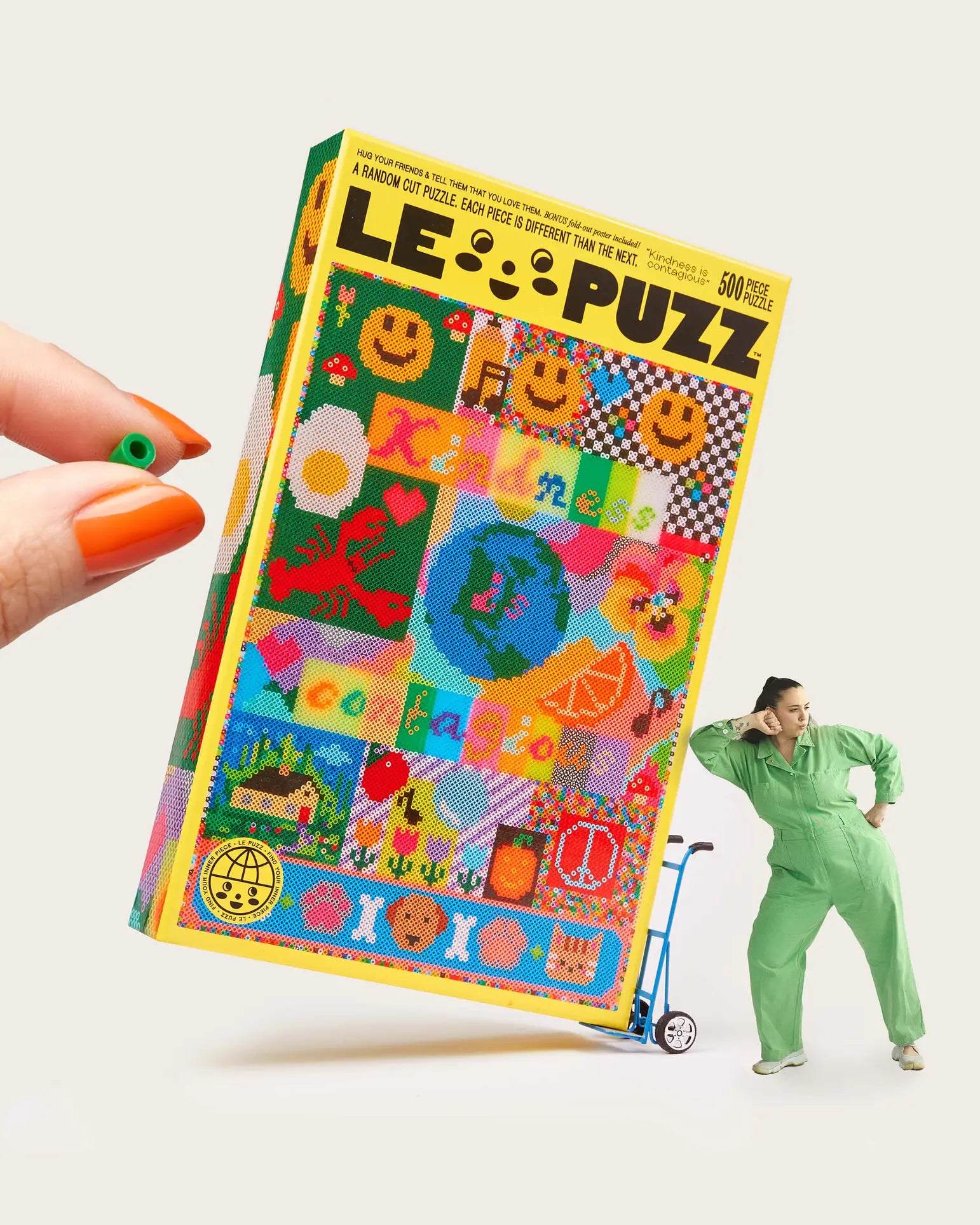 Le Puzz Kindness is Contagious 500 Piece Puzzle Multicolour 6