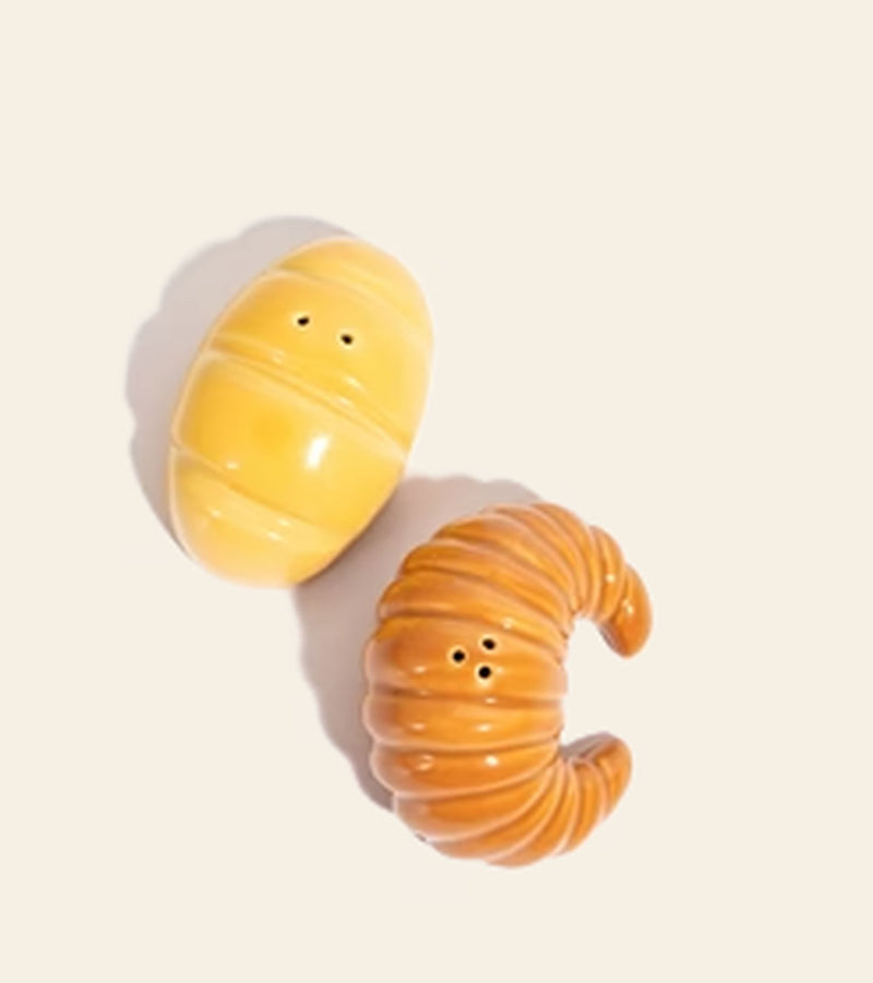 L'expressionist Baguette & Croissant Salt and Pepper Set