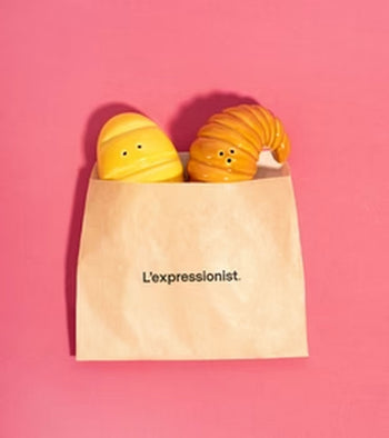 L'expressionist Baguette & Croissant Salt and Pepper Set