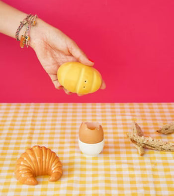 L'expressionist Baguette & Croissant Salt and Pepper Set