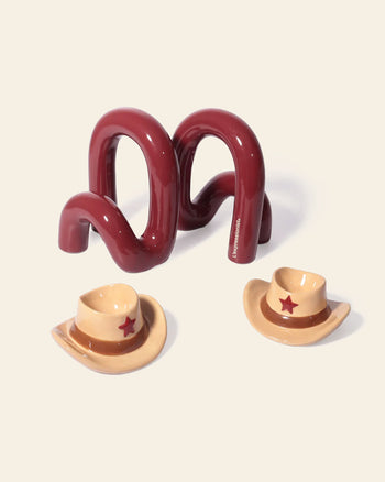 L'expressionist Cowboy Bookends Set of 2
