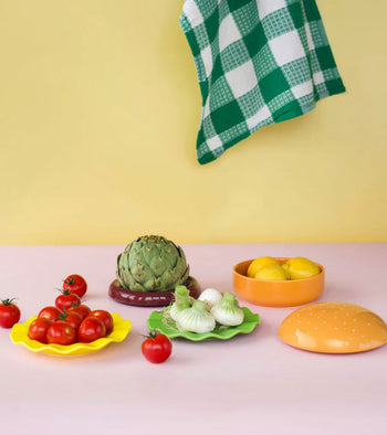 L'expressionist Hamburger Stackable Plate Set of 5