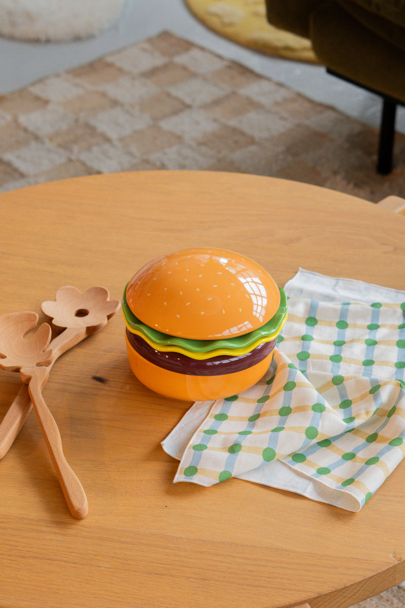 L'expressionist Hamburger Stackable Plate, Set of 5
