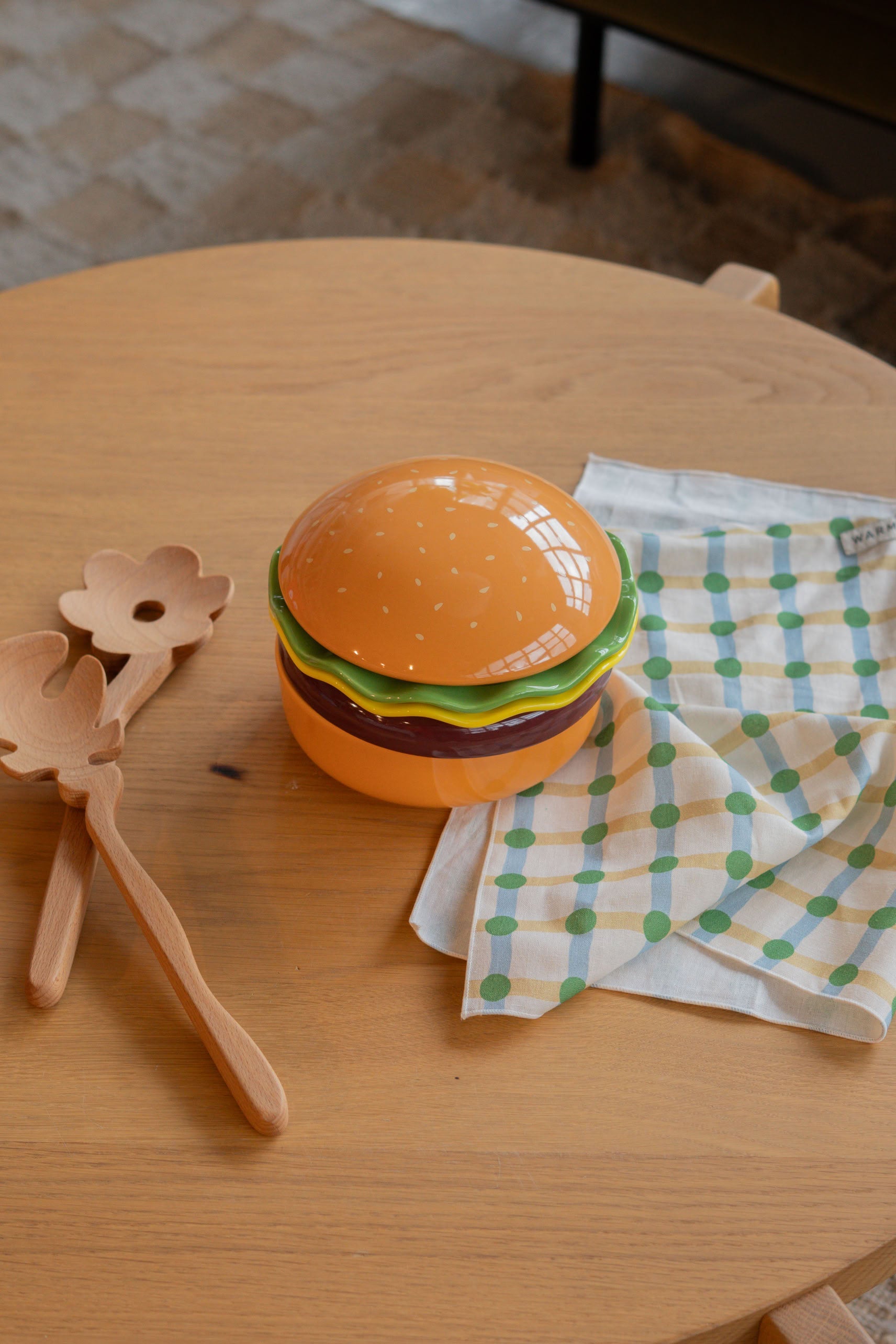 L'expressionist Hamburger Stackable Plate Set of 5