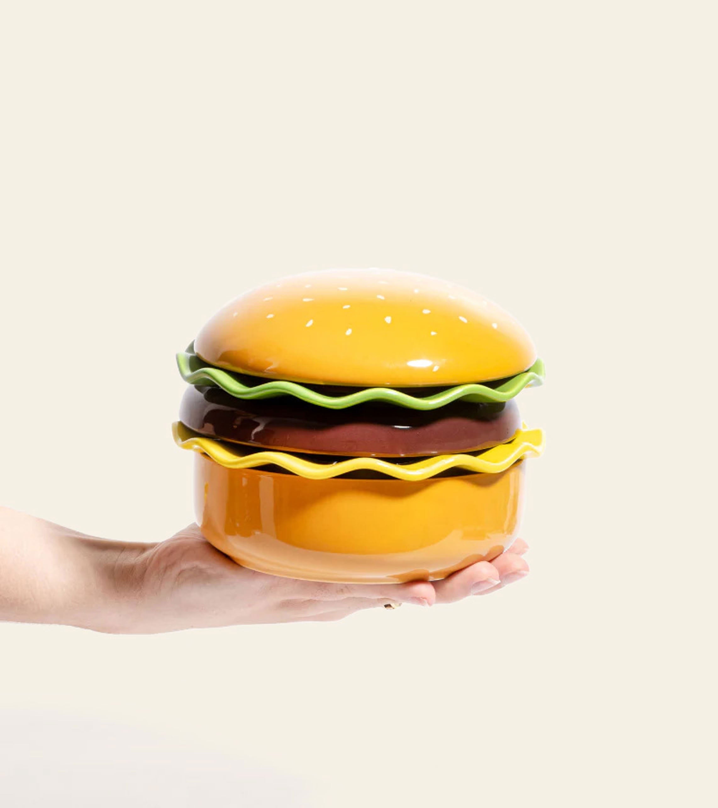 L'expressionist Hamburger Stackable Plate, Set of 5 - Stacked Store