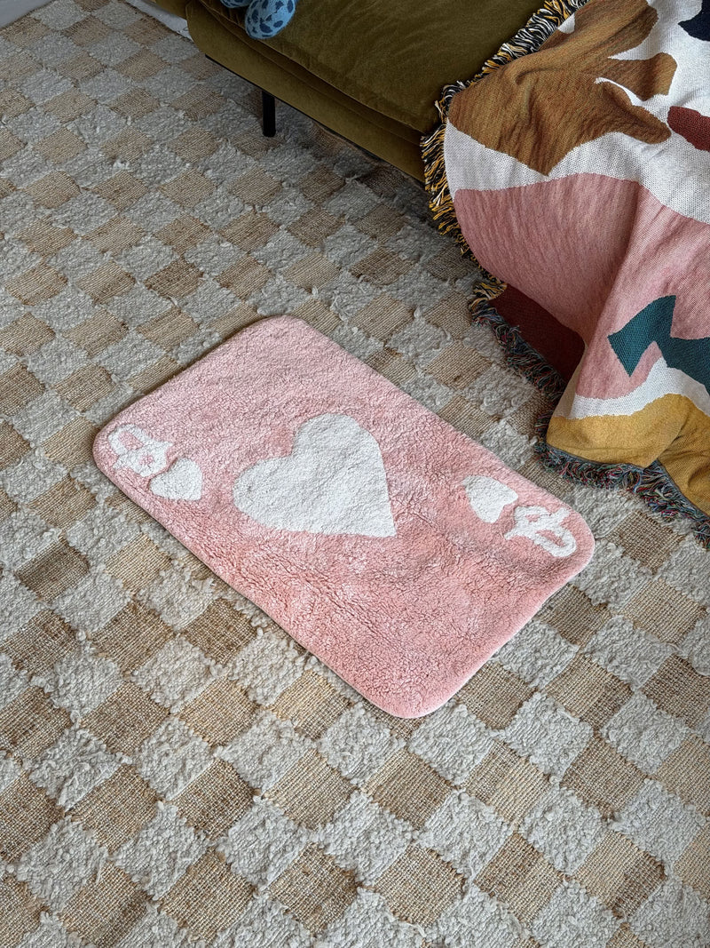 L'expressionist Queen of Hearts Bath Mat