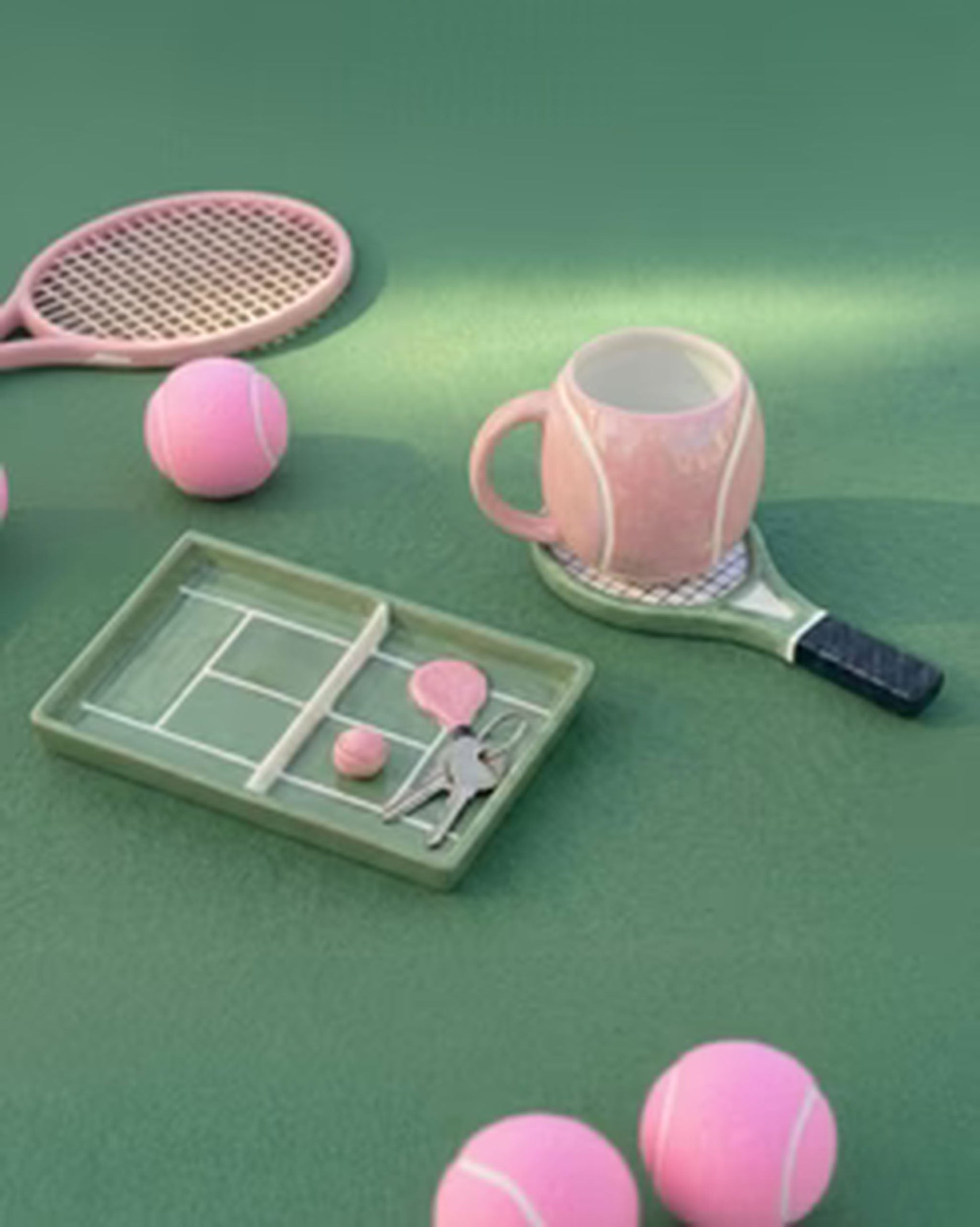 L'expressionist Tennis Mug