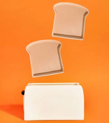 L'expressionist Toast Plate Set of 2