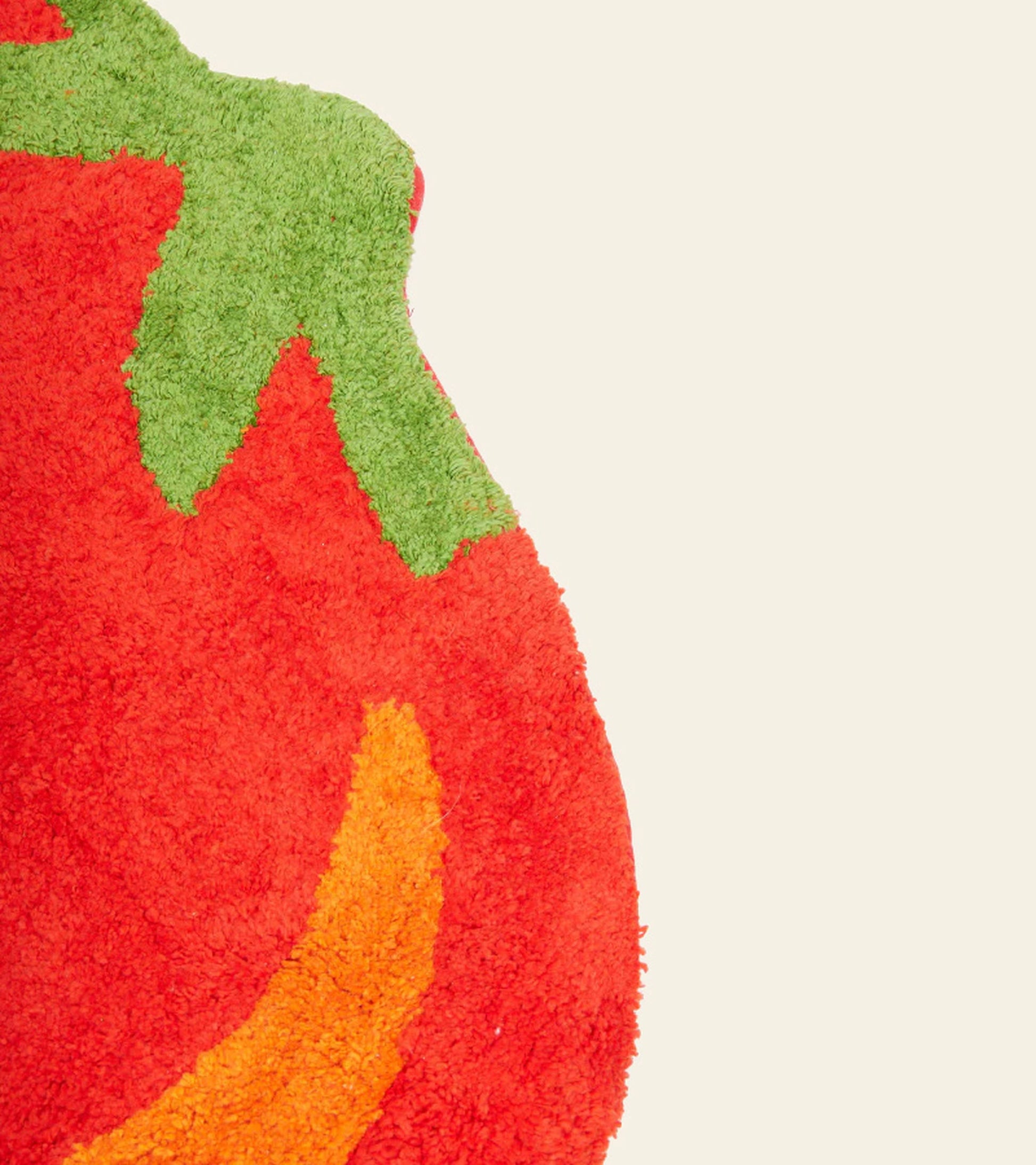 L'expressionist Tomato Bath Mat