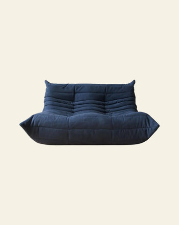 Ligne Roset Togo 2 Seater Dark Blue