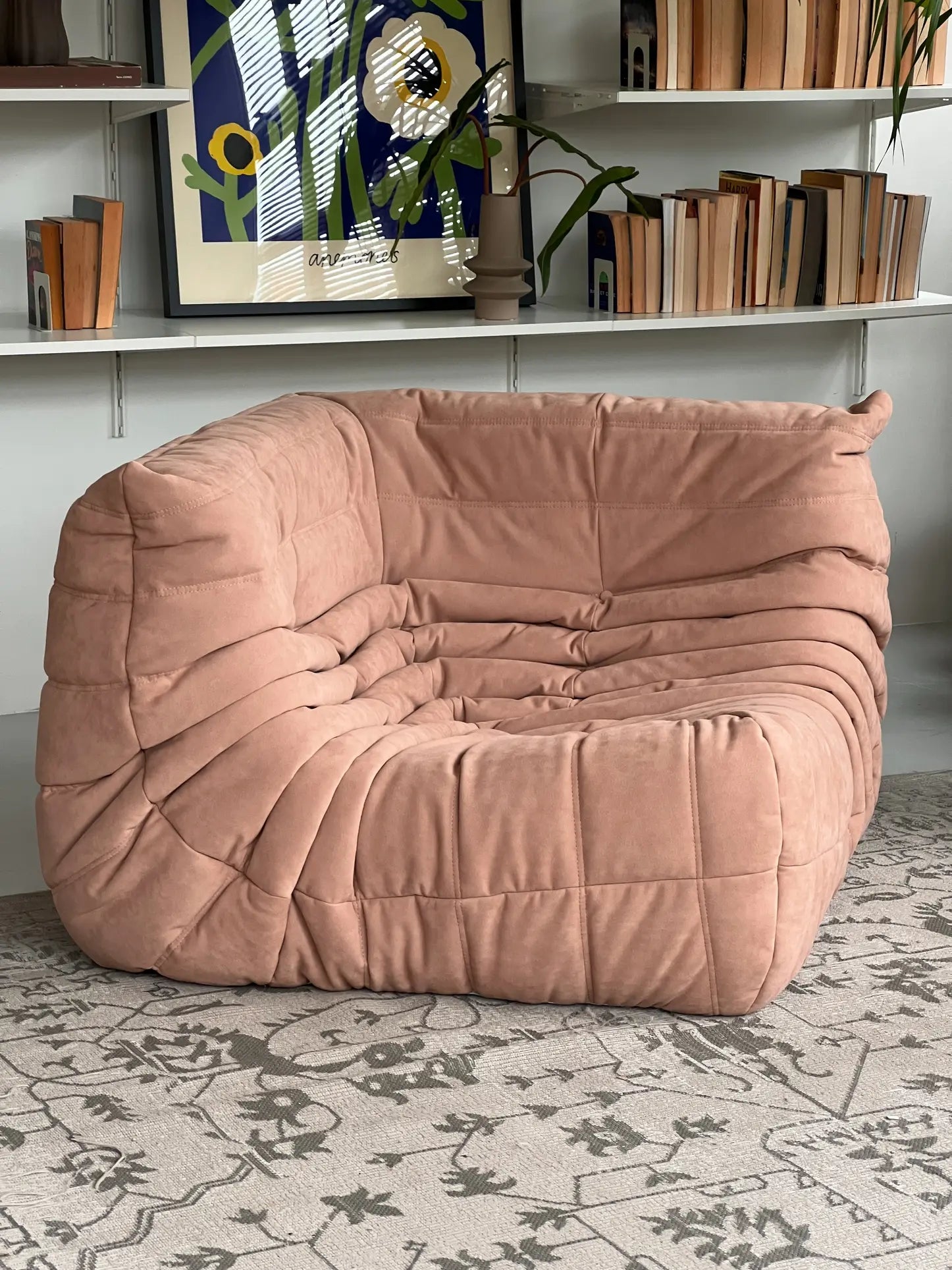 Ligne Roset Togo Corner Seat Alcantara Graysh