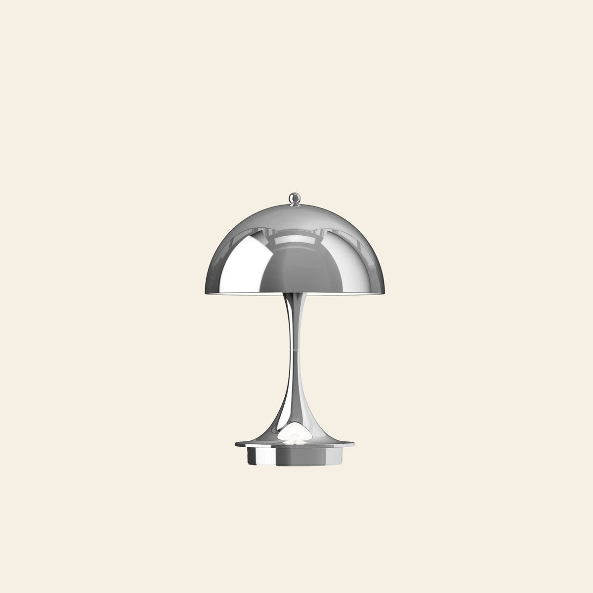 Louis Poulsen Panthella 160 Portable Table Lamp V3 High Lustre Chrome Plated