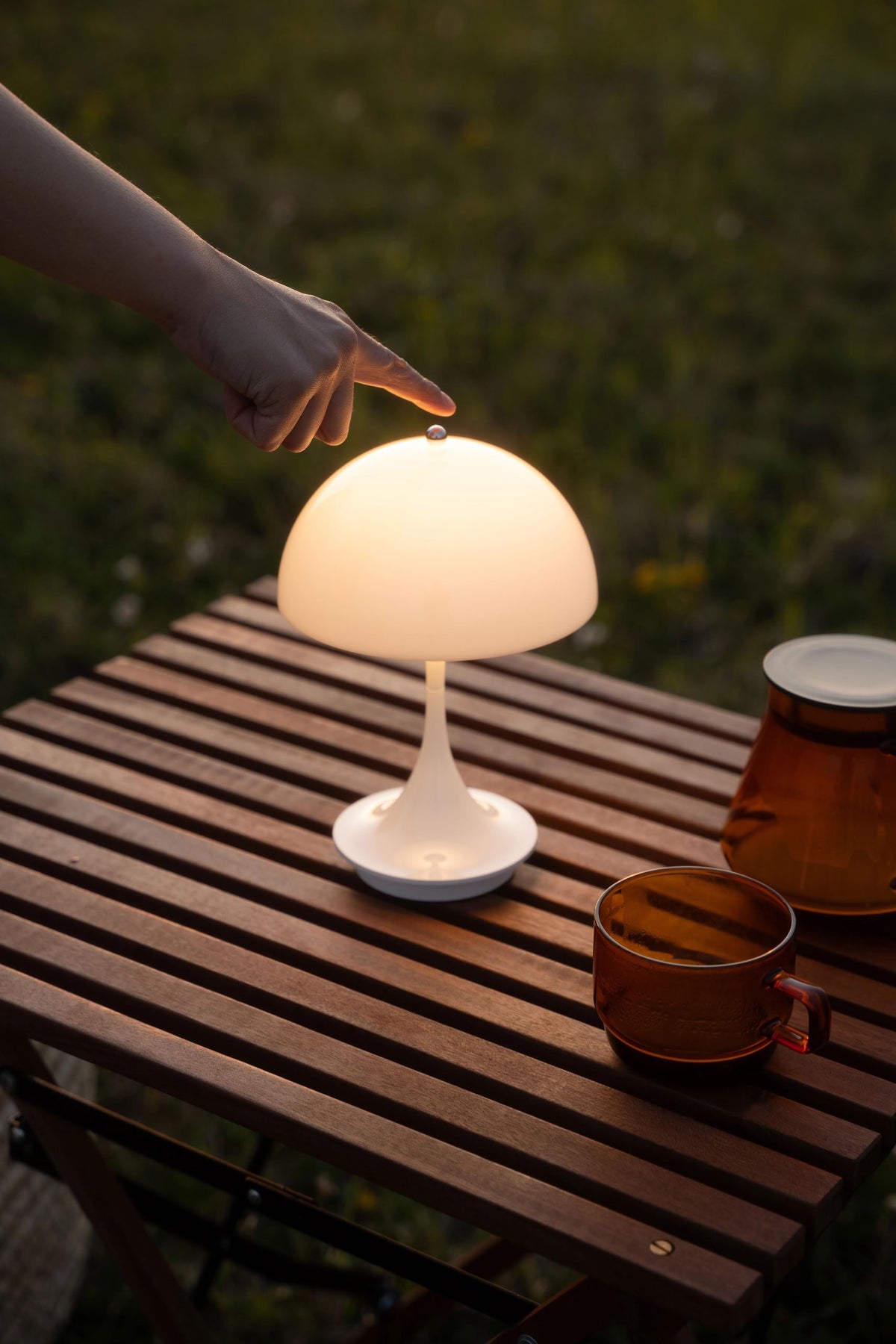 Louis Poulsen Panthella 160 Portable Table Lamp V3 Opal White