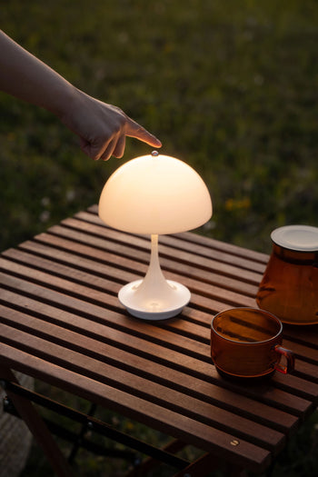 Louis Poulsen Panthella 160 Portable Table Lamp V3 Opal White