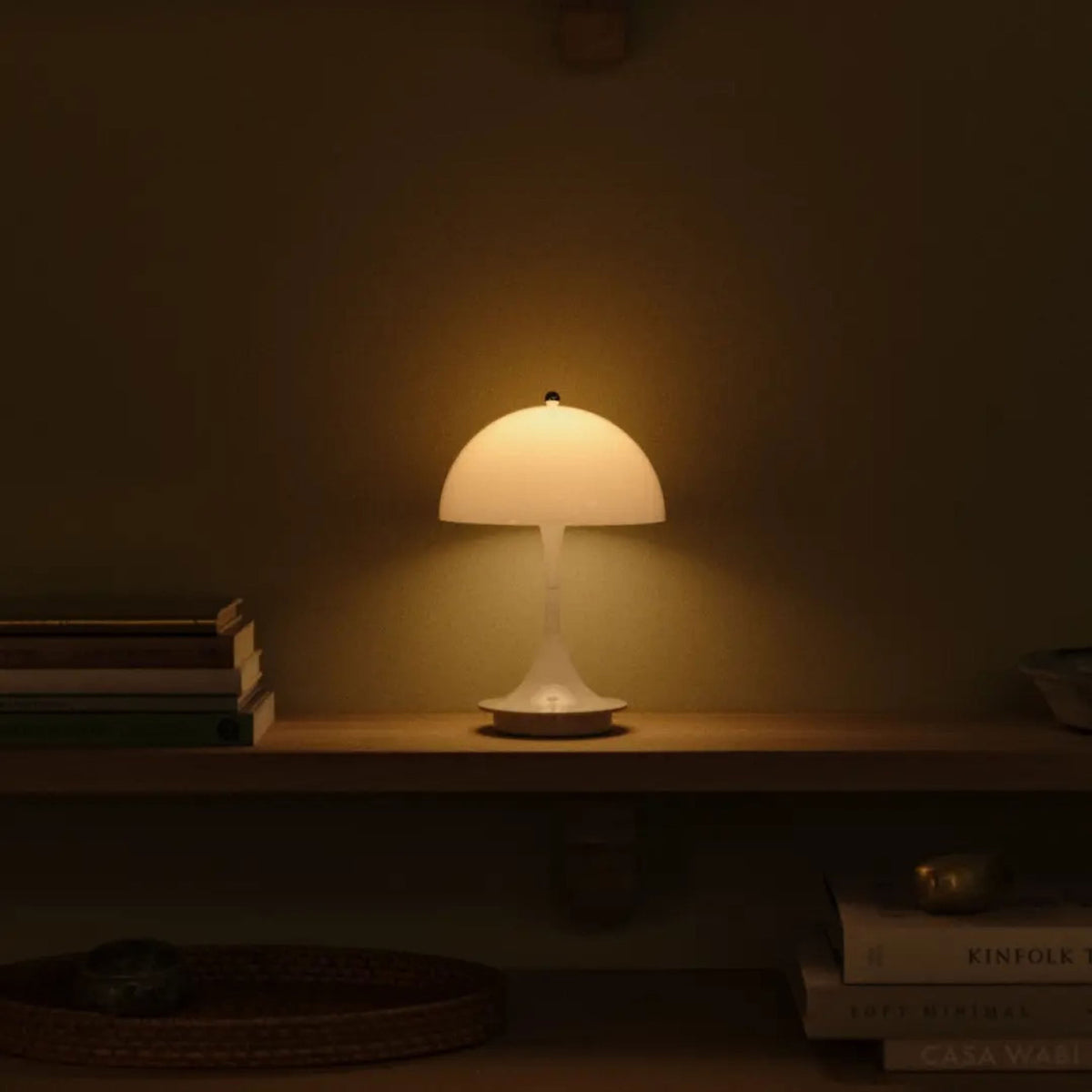Louis Poulsen Panthella 160 Portable Table Lamp V3 Opal White